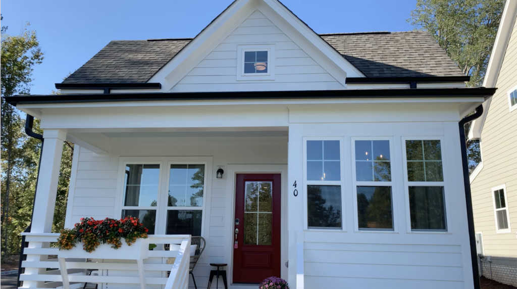 Chatham Park has small bungalow styled homes.