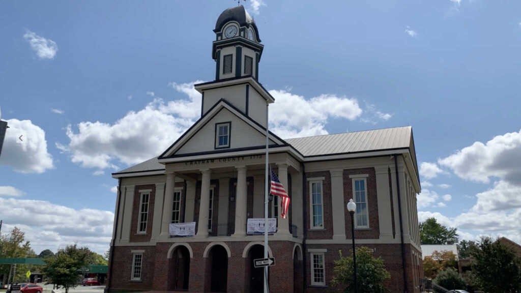 Historic Chatham County Courthouse in Pittsboro, NC